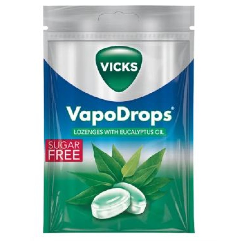 VICKS VAPODROPS EUCALYPTUS 72GM