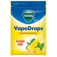 VICKS VAPODROPS LEMON AND MENTHOL 72GM