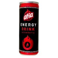 AFIA STRAWBERRY ENERGY DRINK 250ML