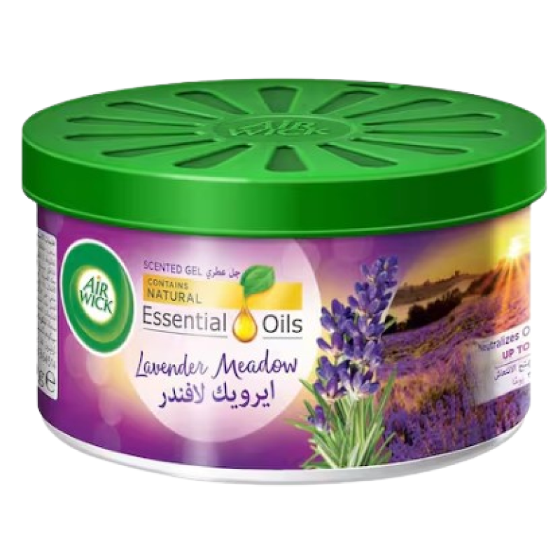 AIRWICK LAVENDER MEADOW GEL CAN AIR FRESHENER 70G