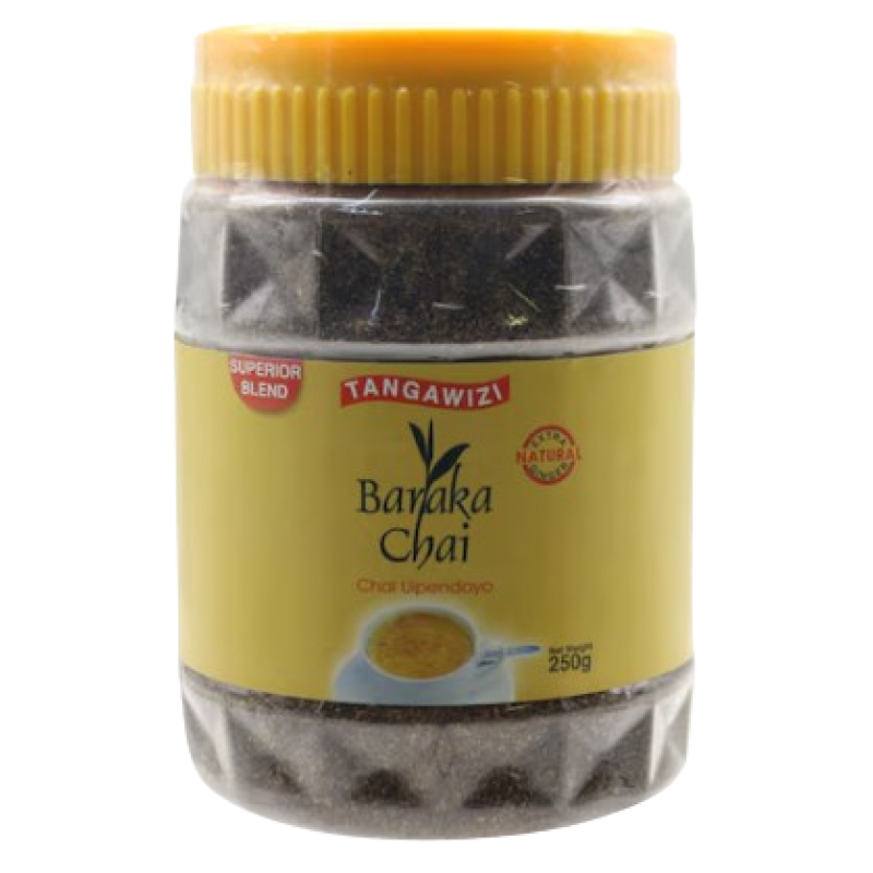 BARAKA CHAI TANGAWIZI LOOSE TEA LEAVES JAR 250G