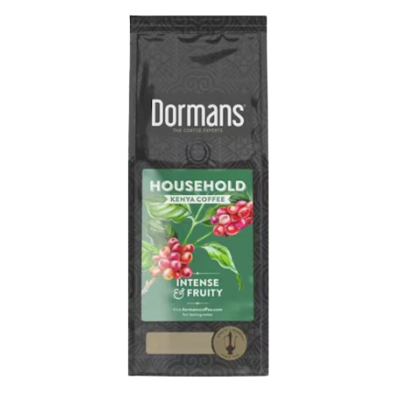 DORMANS HOUSEHOLD KENYA COFFEE MEDIUM ROAST COFFEE BEANS 375G