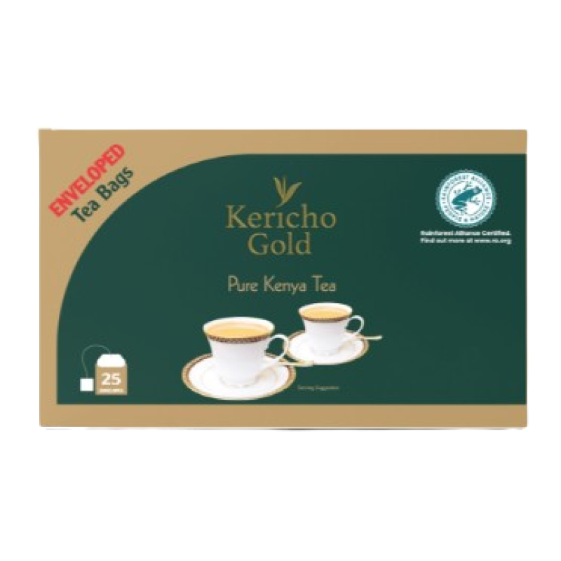 KERICHO GOLD ENVELOPE TEA BAGS 25's