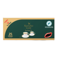 KERICHO GOLD STRING & TAG TEA BAGS 25's