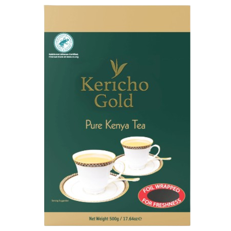 KERICHO GOLD PURE LOOSE BLACK TEA LEAVES 500G 