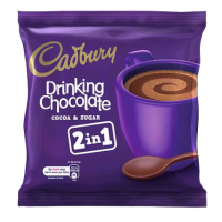 CADBURY DRINKING CHOCOLATE 2 in 1 SACHET 90G