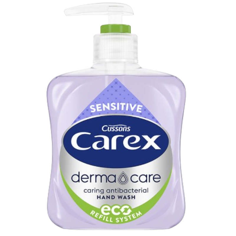 CAREX SENSITIVE ANTIBACTERIAL HAND WASH 500ML