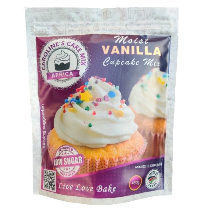 CAROLINE MOIST VANILLA CUPCAKE MIX 450G