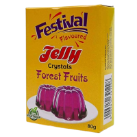 FESTIVAL FOREST FRUITS CRYSTALS JELLY 80G