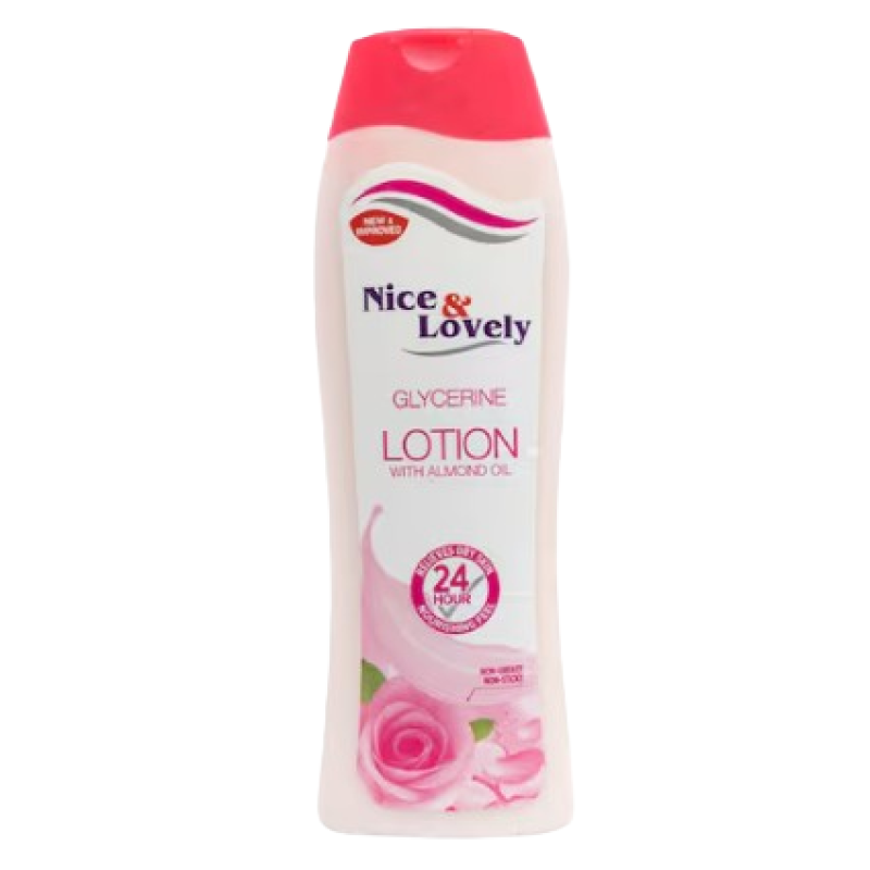 NICE AND LOVELY GLYCERINE LOTION 600ML