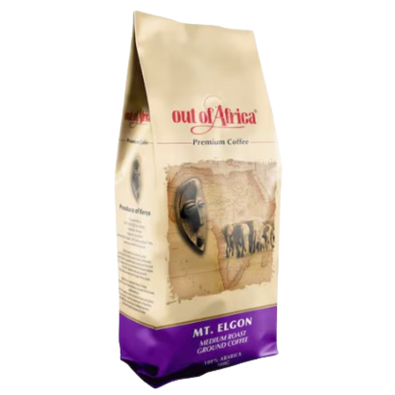 OUT OF AFRICA MT ELGON MEDIUM ROAST GROUND COFFEE 500g