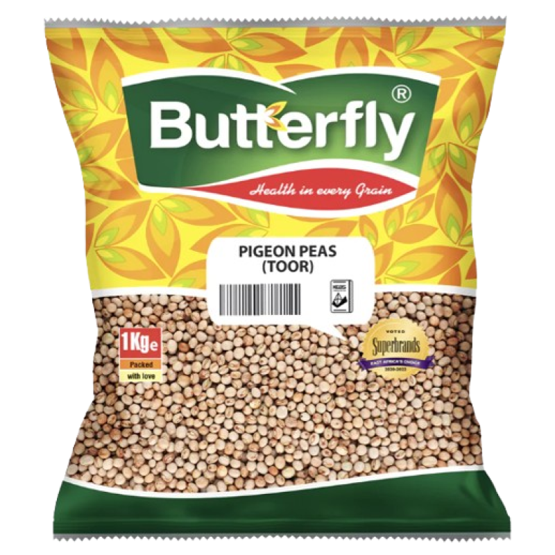 BUTTERFLY PIGEON PEAS (TOOR) 1KG