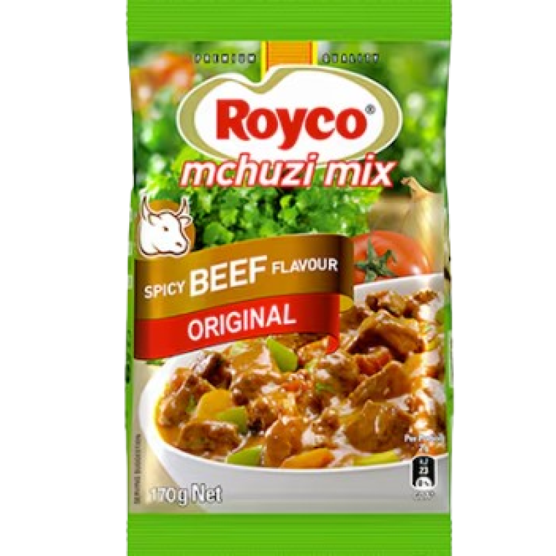 ROYCO MCHUZI MIX BEEF 170G SATCHET