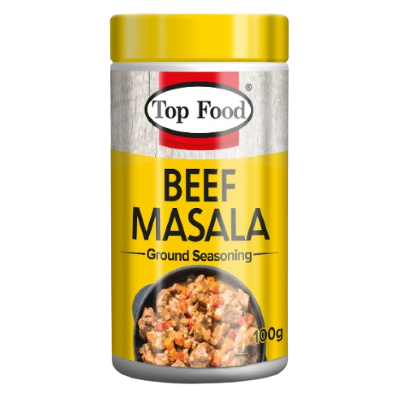 TOP FOOD BEEF MASALA GROUND 100G