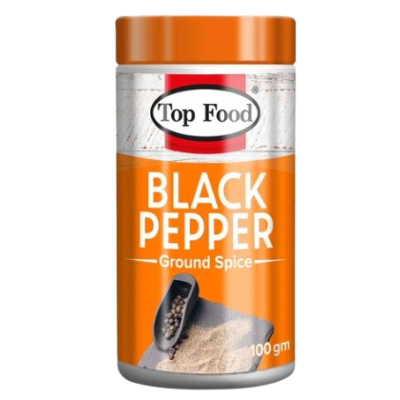 TOP FOOD BLACK PEPPER GROUND 50G 