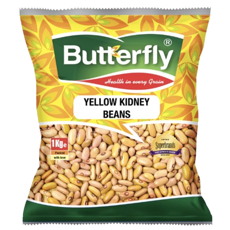 BUTTERFLY YELLOW KIDNEY BEANS 1KG