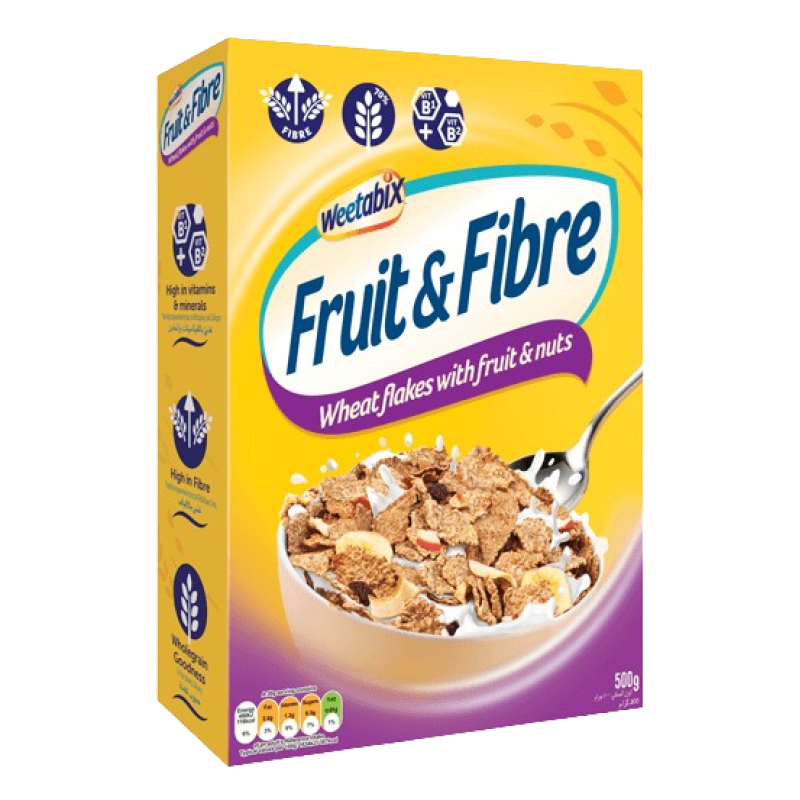 Weetabix Fruit & Fibre Cereal Flakes 500g