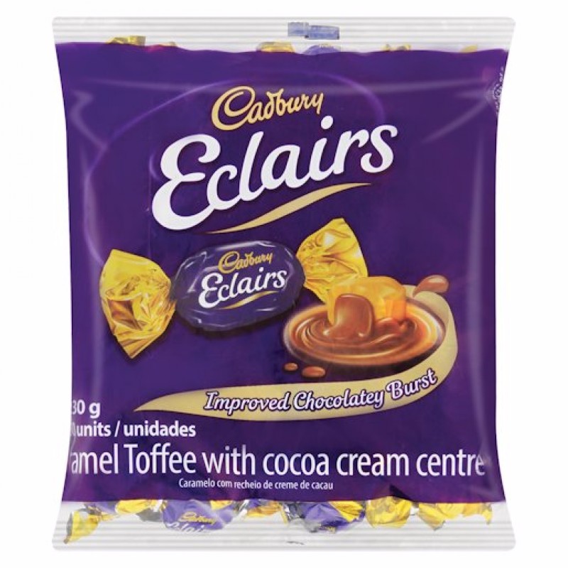 CADBURY CHOC ECLAIRS 230g CADBURY CHOC ECLAIRS 230g