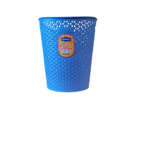 KENPOLY BLUE PLASTIC WASTE PAPER BASKET DUSTBIN