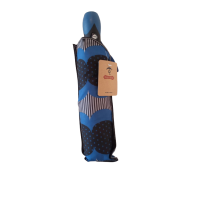 TIANGI FOLDING AUTOMATIC BLUE PATTERN UMBRELLA