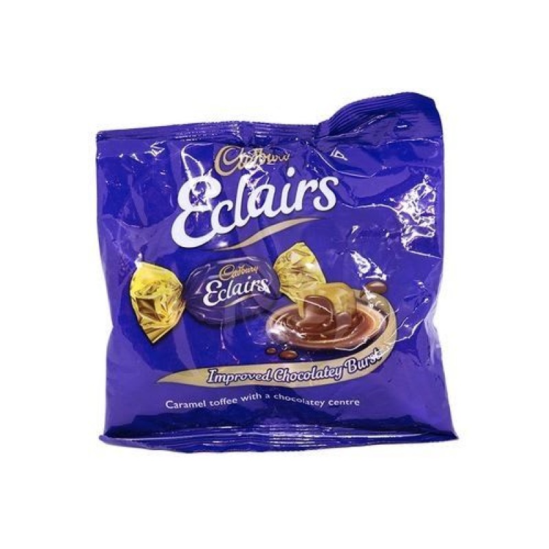 CADBURY BAG CHOCO ECLAIRS 100G CADBURY BAG CHOCO ECLAIRS 100G
