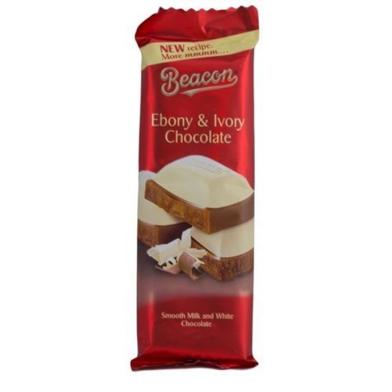 BEACON CHOCO EBONY AND IVORY 80G BEACON CHOCO EBONY AND IVORY 80G