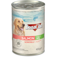BONACIBO WET FOOD FOR DOGS CAN – LAMB SALMON 400G