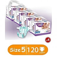 BUMMIES PREMIUM DIAPERS - XL :SIZE 5 :120PCS