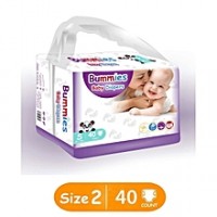 BUMMIES PREMIUM DIAPERS-SMALL SIZE 2 :40PCS