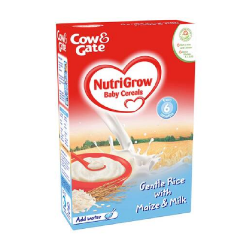 COW AND GATE GENTLE BABY CEREALS GENTLE RICE WITH MAIZE & MILK 200G
