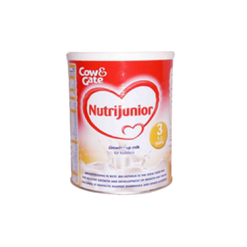 COW AND GATE NUTRIJUNIOR 3 MILK FORMULA FOR TODDLERS FROM 1 TO 3 YEARS 400G