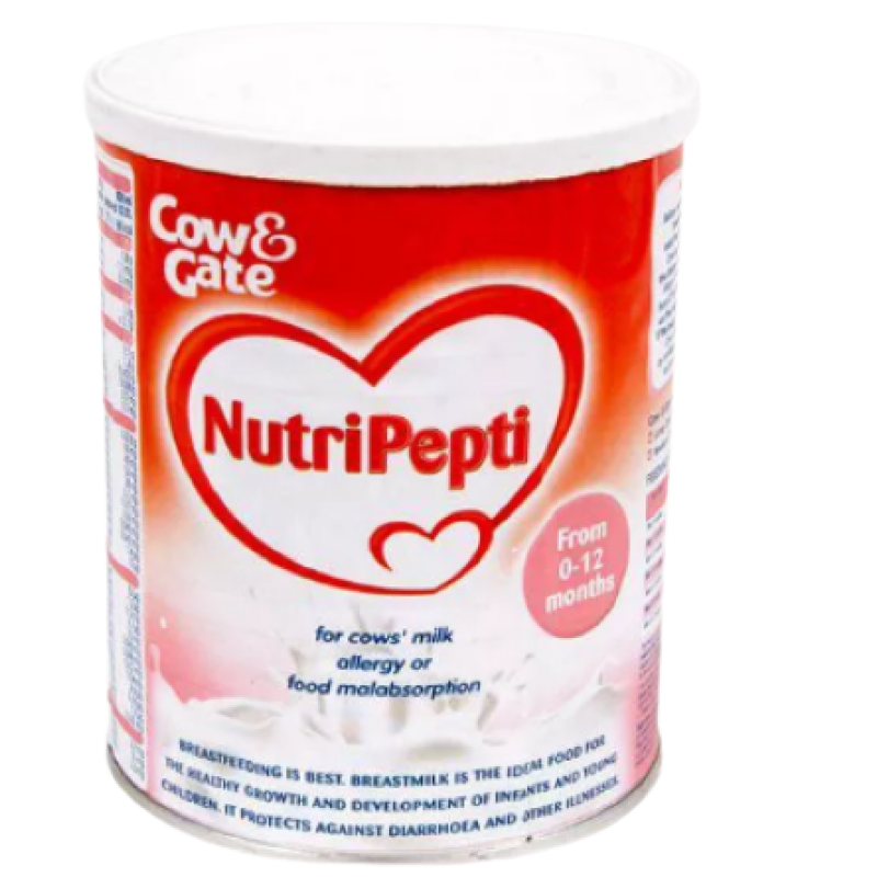 COW AND GATE NUTRIPEPTI JUNIOR INFANT MILK FORMULA 0 -12 MONTHS 400G
