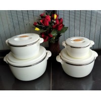 NANCY'S SET OF 4 HOTPOTS (WHITE)