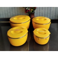 NANCY'S SET OF 4 HOTPOTS (YELLOW)