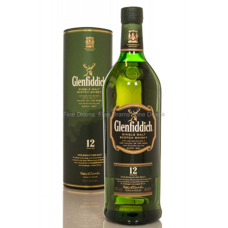 GLENFIDDICH 12YR BOTTLE 1L GLENFIDDICH 12YR BOTTLE 1L