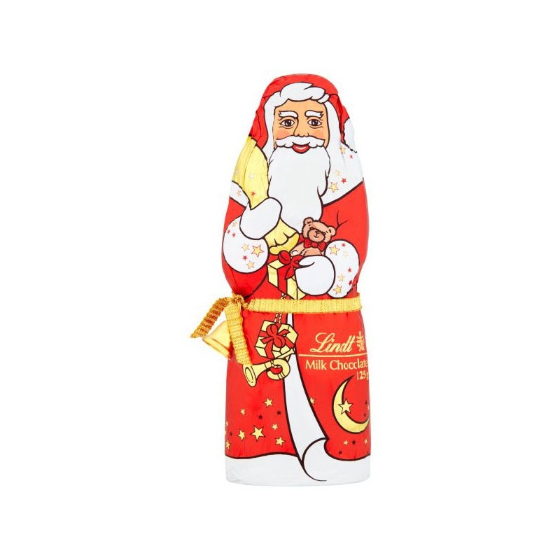 LINDT MILK CHOCOLATE CHRISTMAS SANTA 