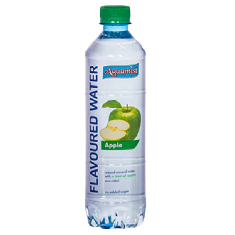 AQUAMIST FLAVOURED WATER APPLE 500ML