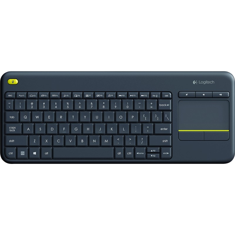 LOGITECH WIRELESS TOUCH KEYBOARD K400 (BLACK)