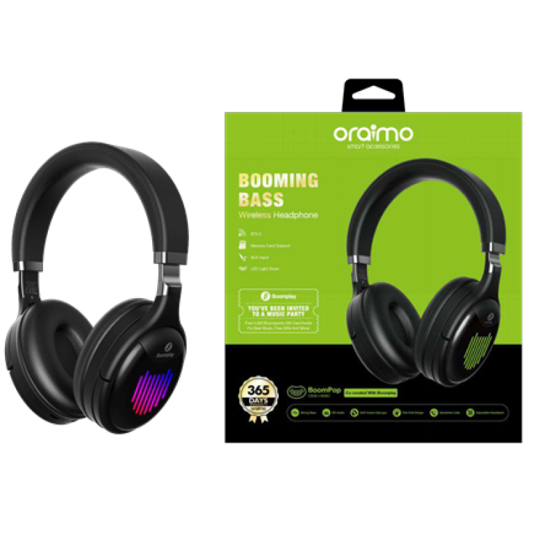 WIRELESS HEADSET ORAIMO OEB-H89D BLACK P"