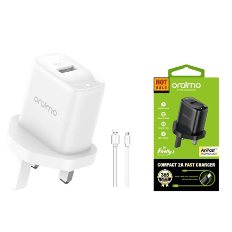 ORAIMO CHARGER UK OCW-U66S BLACK