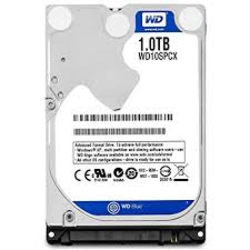 WESTERN DIGITAL 1TB LAPTOP INTERNAL HARDDRIVE