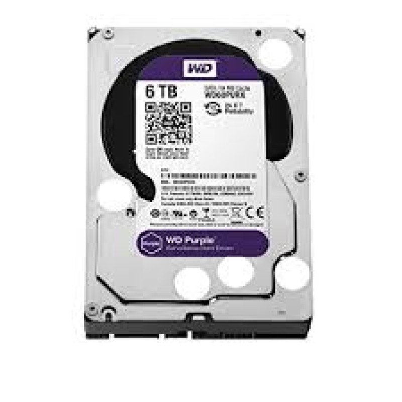 WESTERN DIGITAL 6TB PURPLE SURVEILLANCE HARD DRIVE