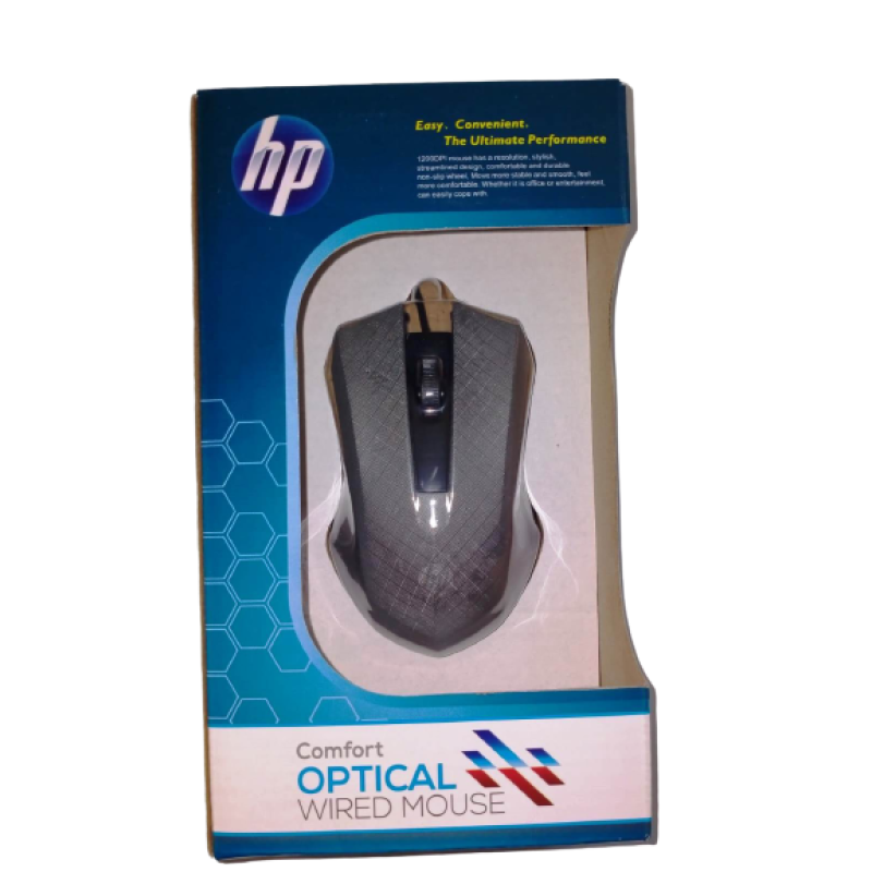 HP COMFORT OPTICAL WIRED USB MOUSE