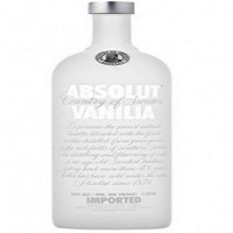 ABSOLUT VANILLA 750ML VODKA BOTTLE 