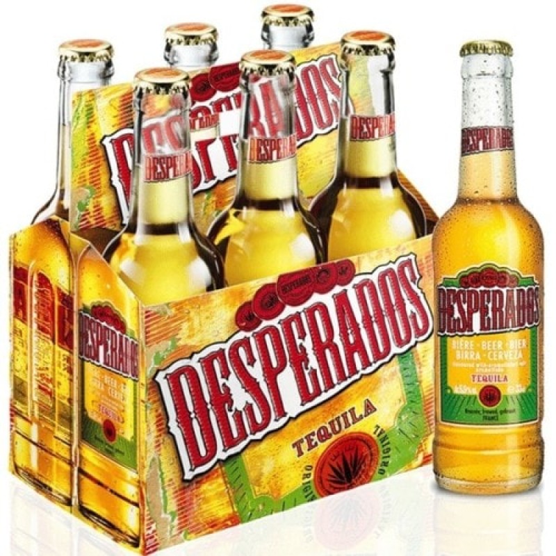 DESPERADOS TEQUILA BEER BOTTLE 6x330ML