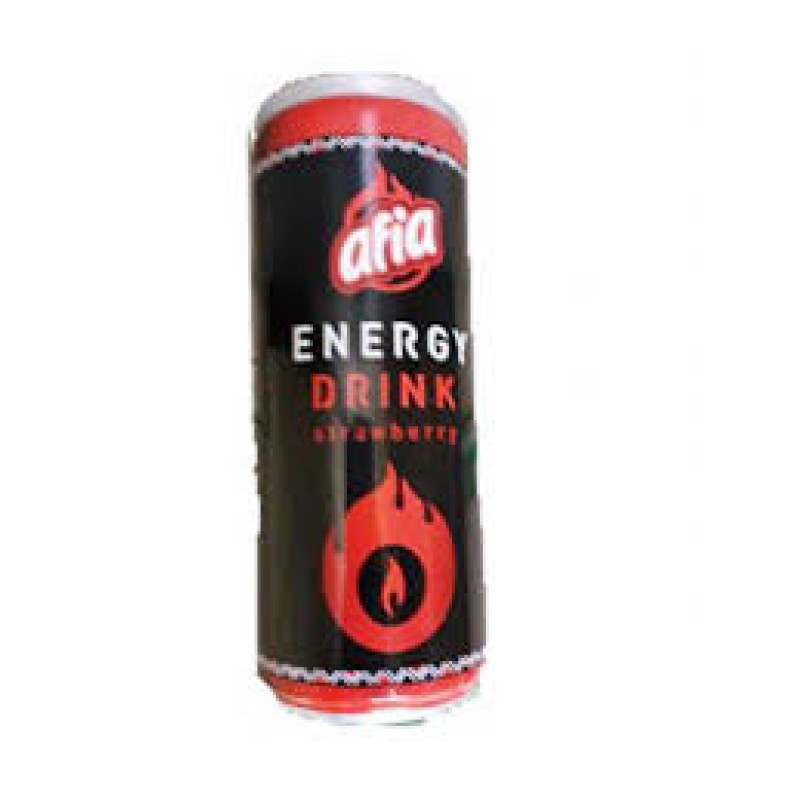 AFIA STRAWBERRY ENERGY DRINK 250ML