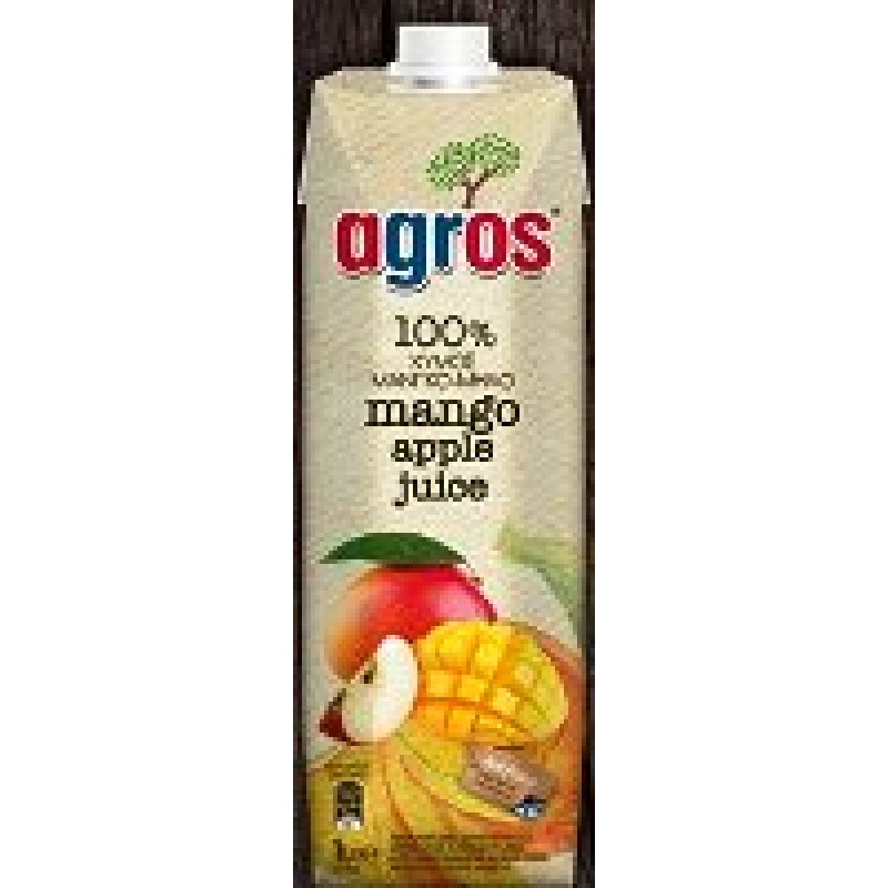 AGROS APPLE-MANGO FRUIT JUICE 1 LITRE