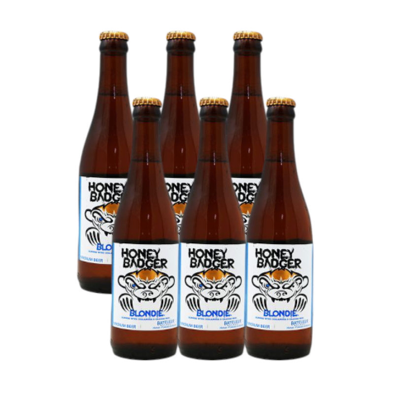 BATELUER HONEY BADGER BLONDIE BEER 0.34L (6PACK)