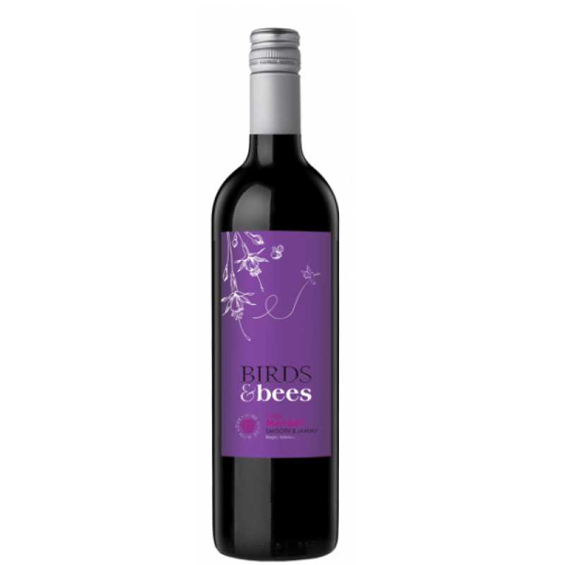 BIRDS & BEES SWEET MALBEC RED WINE 750ML