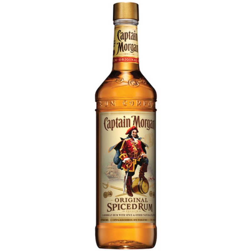 CAPTAIN MORGAN SPICED GOLD RUM 750ML